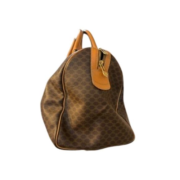 Celine Vintage Macadam Boston Bag*Beautiful Vintage Condition! w/Celine Lock/Key - Picture 4 of 13